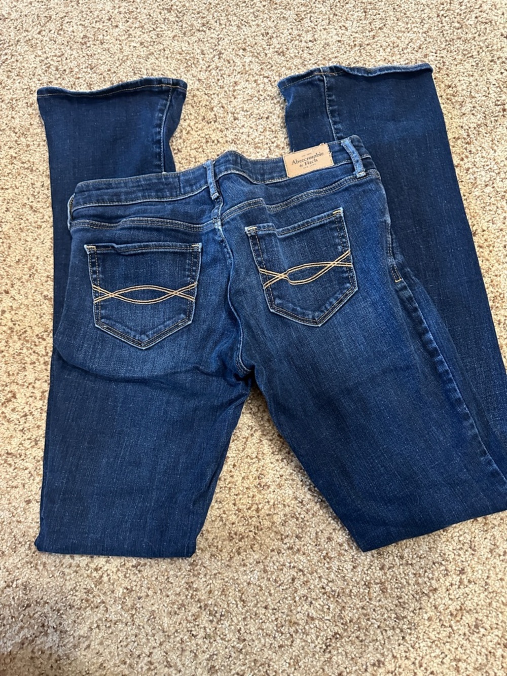 Abercrombie & Fitch Women’s Dark Blue Skinny Jeans